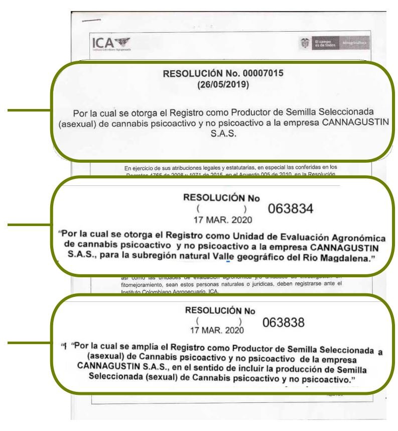 Resoluciones ICA - Cannagustin