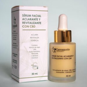 Sérum facial aclarante y revitalizante con CBD - Cannagustin